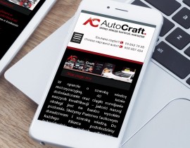 Website with RWD code Auto Craft