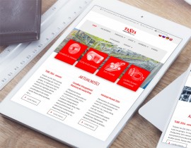 Responsive website Tasta Armatura Sp. z o.o.