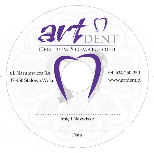 Płyta cd Artdent stomatolog Marcin Kiciński